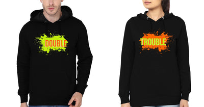 Doble Trouble BFF Hoodies-FunkyTees