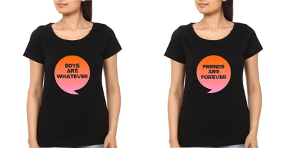 Friends Are Forever BFF Half Sleeves T-Shirts-FunkyTees