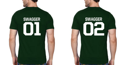 Swagger BFF Half Sleeves T-Shirts-FunkyTees