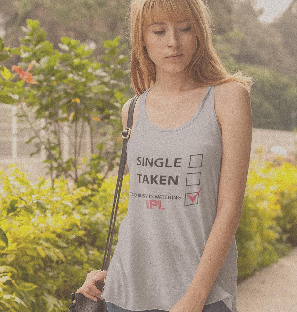 Too Busy In IPL Women Tank Top-FunkyTeesClub
