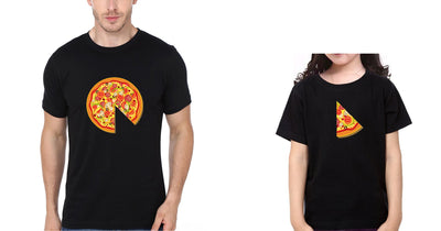 Pizza Father and Daughter Matching T-Shirt- FunkyTeesClub