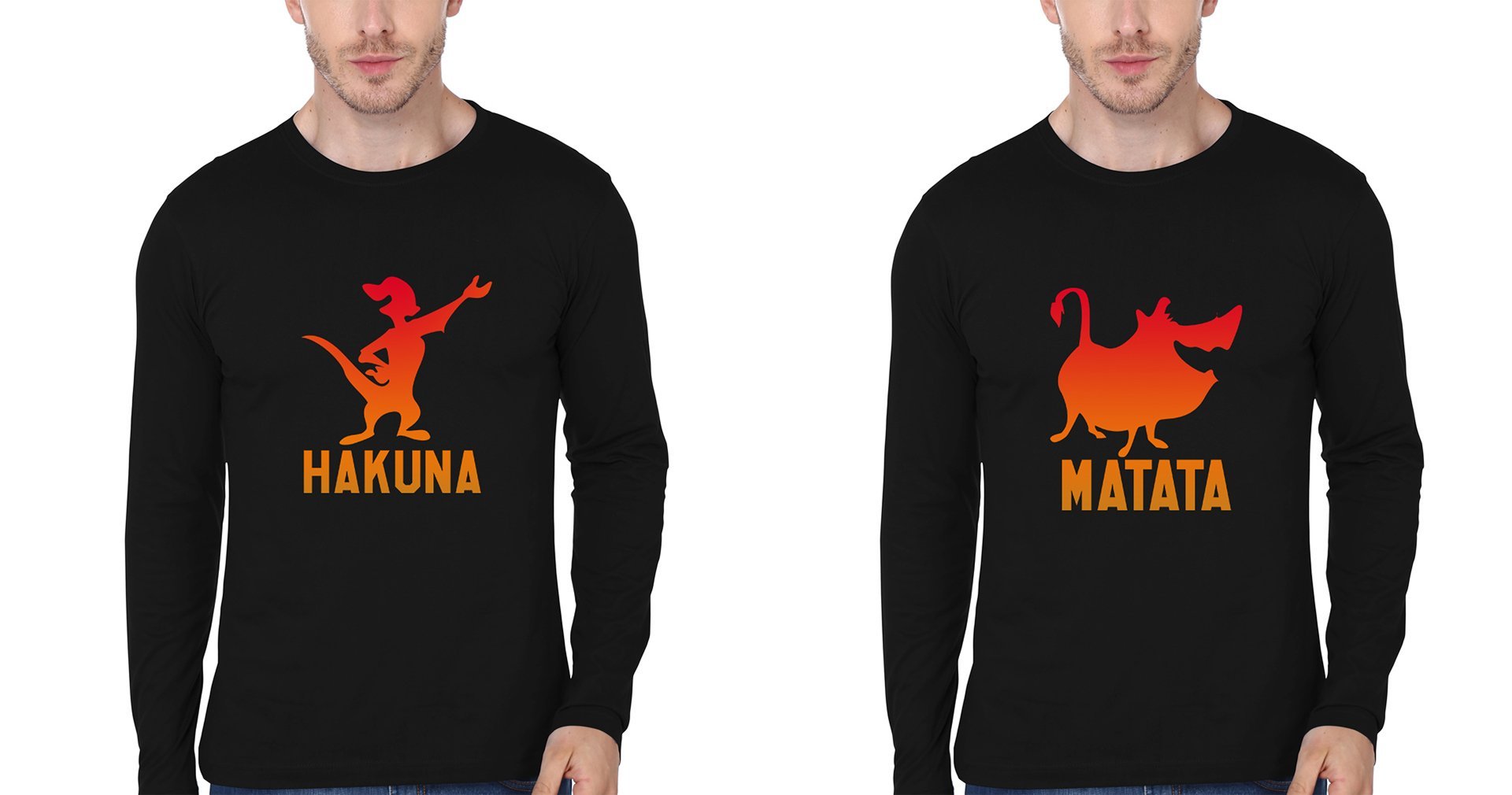 Hakuna Matata Brother-Brother Full Sleeves T-Shirts -FunkyTees