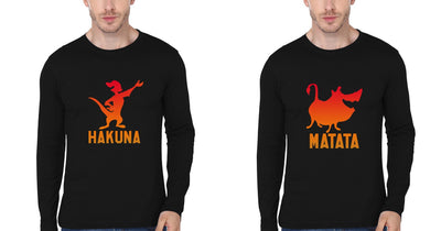 Hakuna Matata Brother-Brother Full Sleeves T-Shirts -FunkyTees
