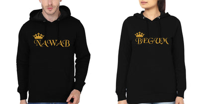 Nawab Begum Couple Hoodie-FunkyTees