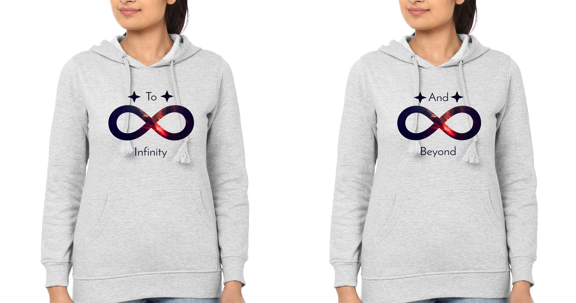 To Infinty And Beyond BFF Hoodies-FunkyTees
