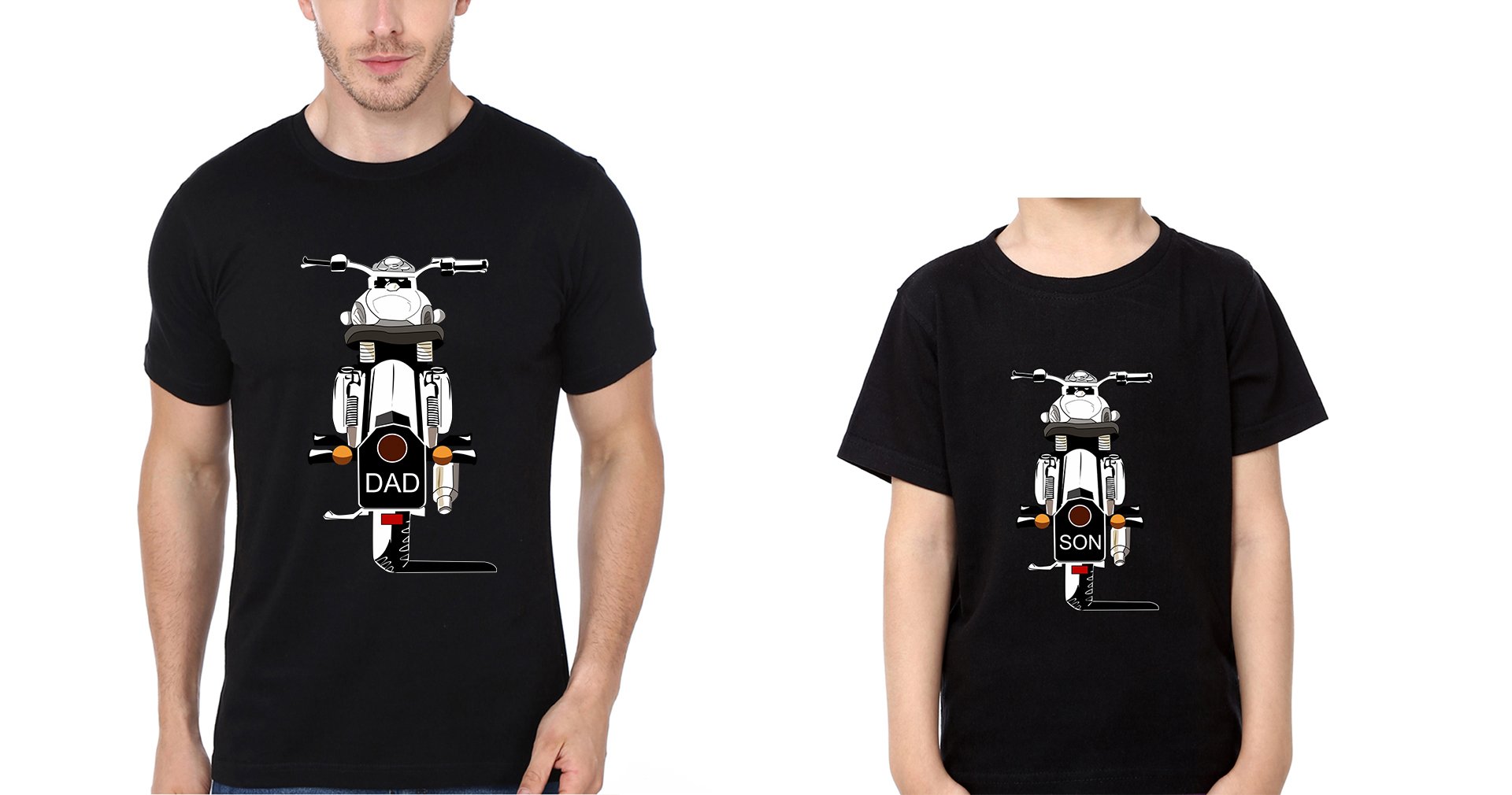 Dad Son Bullet Father and Son Matching T-Shirt- FunkyTeesClub