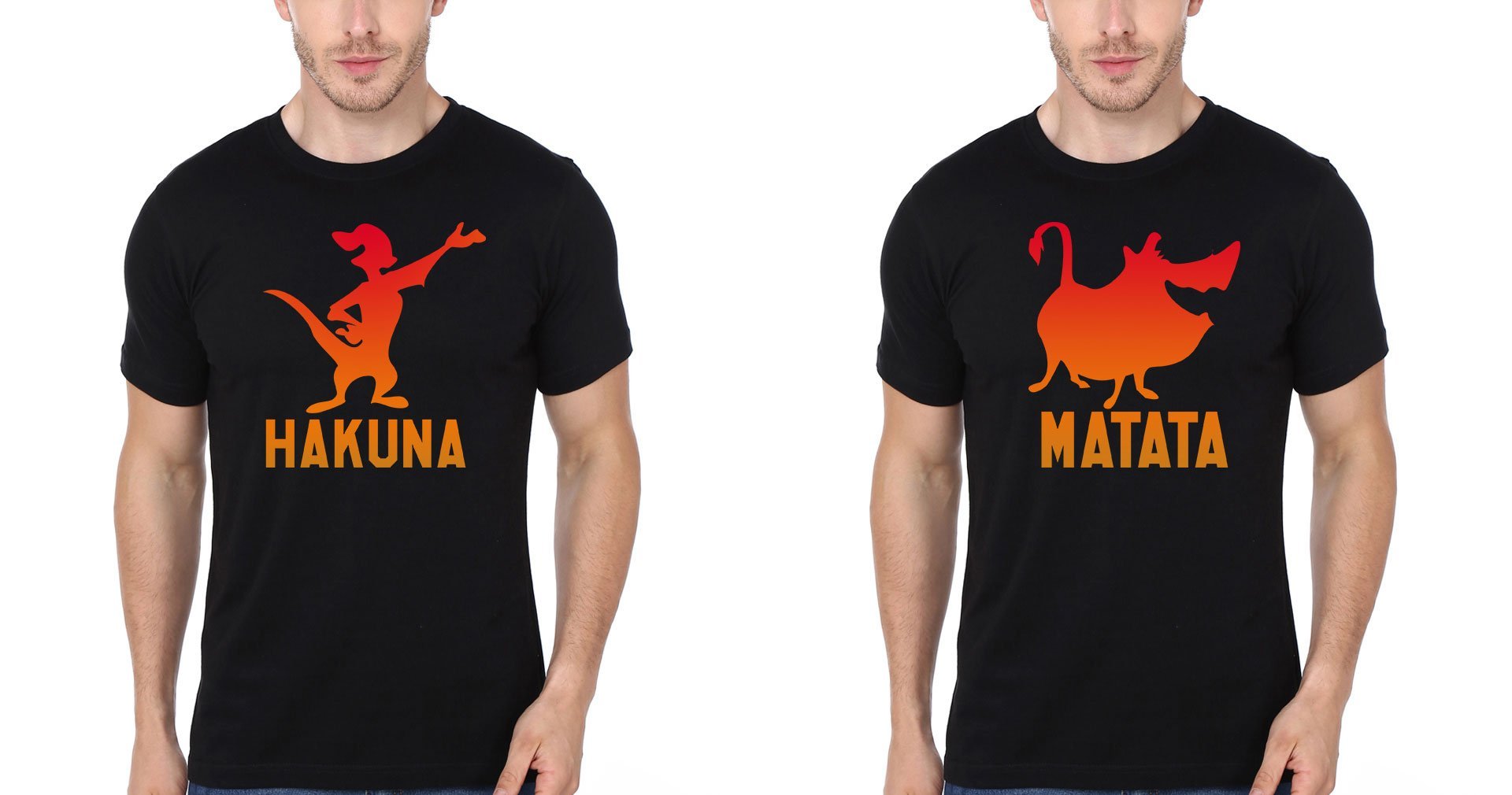 Hakuna Matata Brother-Brother Half Sleeves T-Shirts -FunkyTees