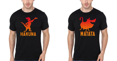 Hakuna Matata Brother-Brother Half Sleeves T-Shirts -FunkyTees