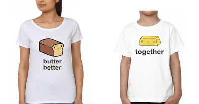 Butter together Mother and Son Matching T-Shirt- FunkyTeesClub