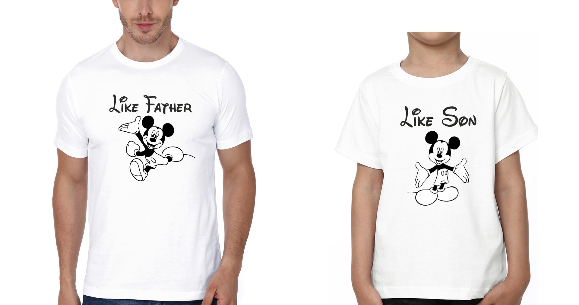 Like Father Like Son Father and Son Matching T-Shirt- FunkyTeesClub