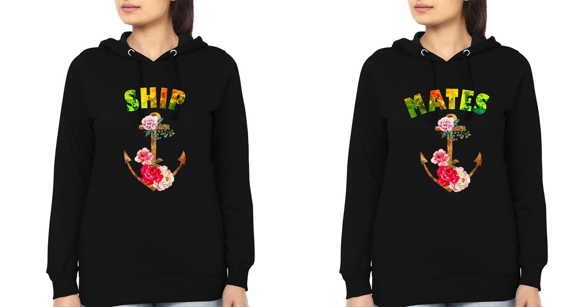 Ship Mates BFF Hoodies-FunkyTees