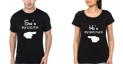 My Sister Brother-Sister Half Sleeves T-Shirts -FunkyTees