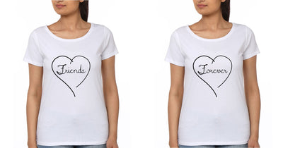 Friends Forever BFF Half Sleeves T-Shirts-FunkyTees
