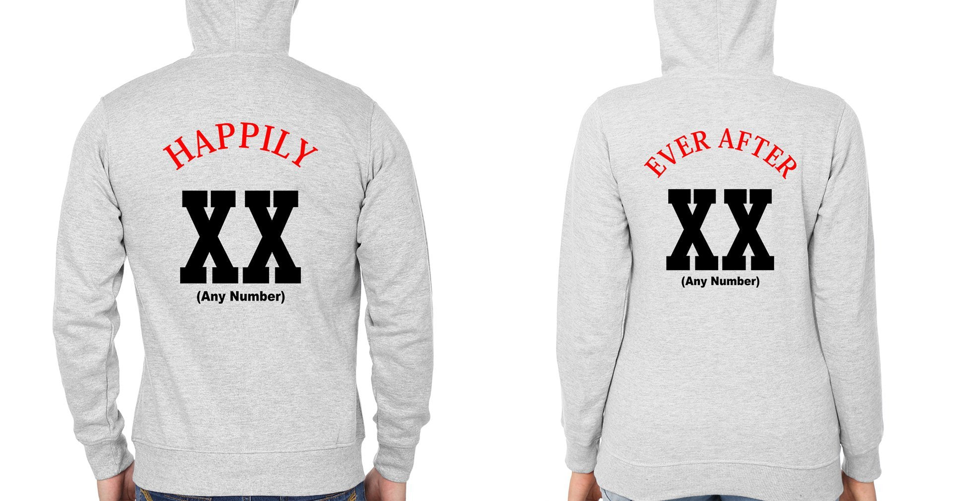 Happily Couple Hoodie-FunkyTees