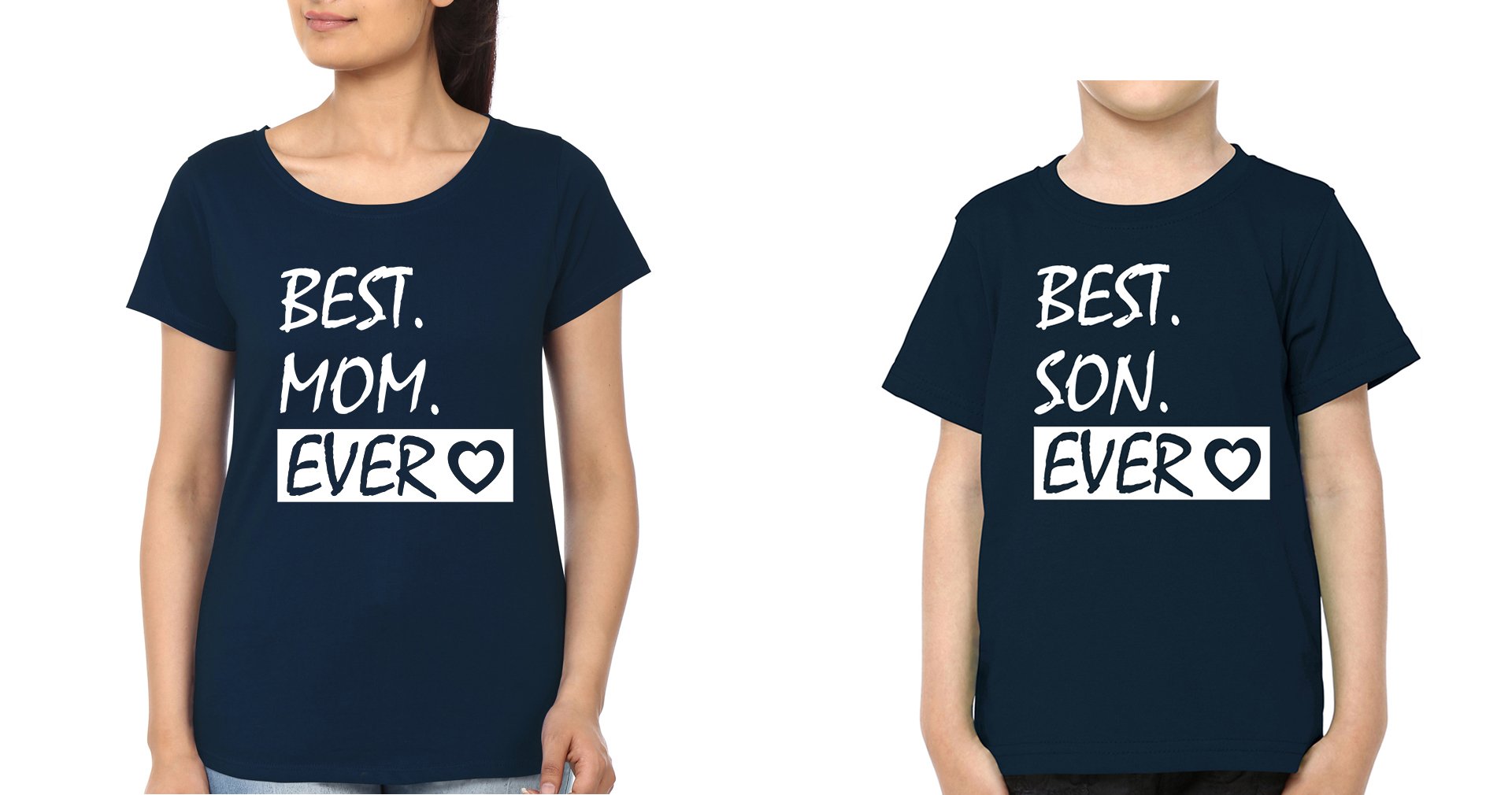Best Mom Ever Best Son Ever Mother and Son Matching T-Shirt- FunkyTeesClub