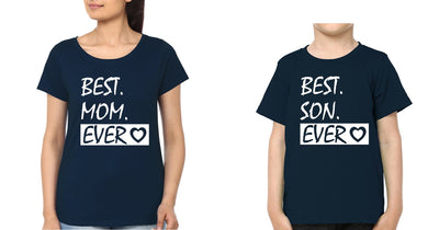 Best Mom Ever Best Son Ever Mother and Son Matching T-Shirt- FunkyTeesClub
