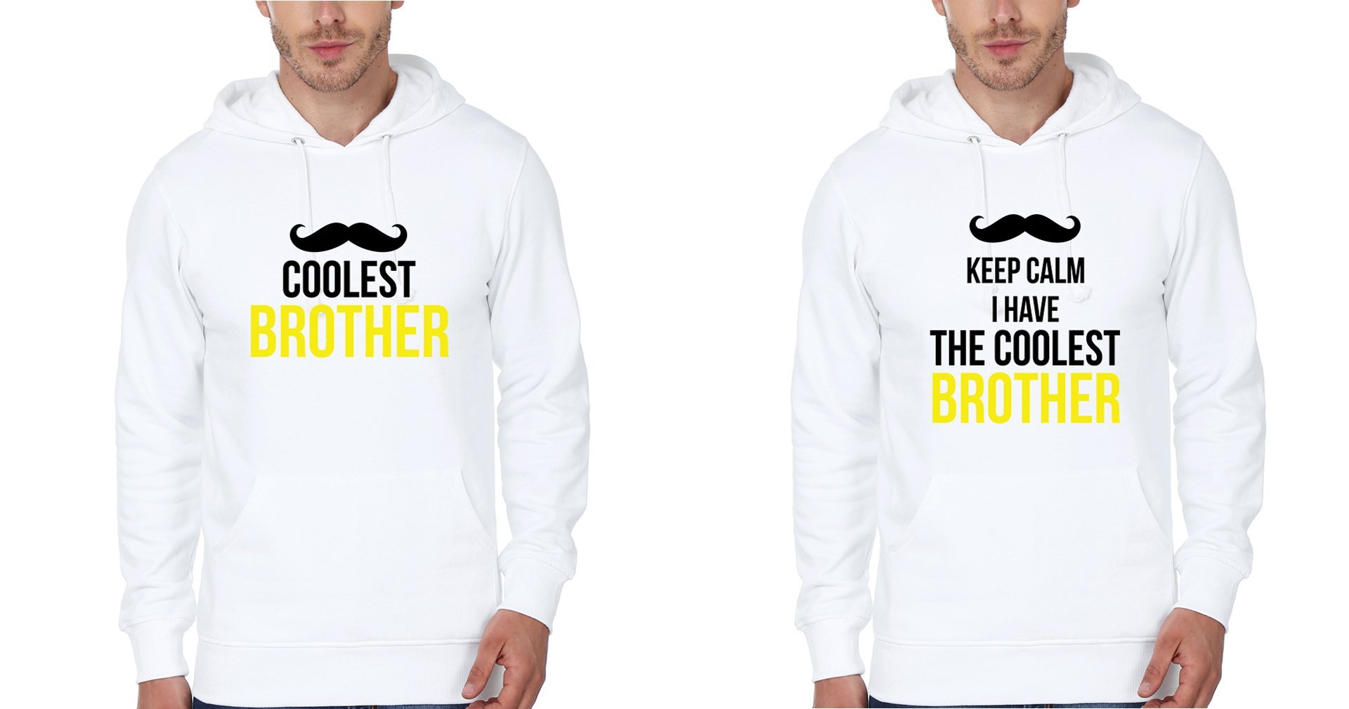 Coolest Brother-Brother Hoodies-FunkyTees