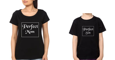 Perfect Mom Perfect Son Mother and Son Matching T-Shirt- FunkyTeesClub