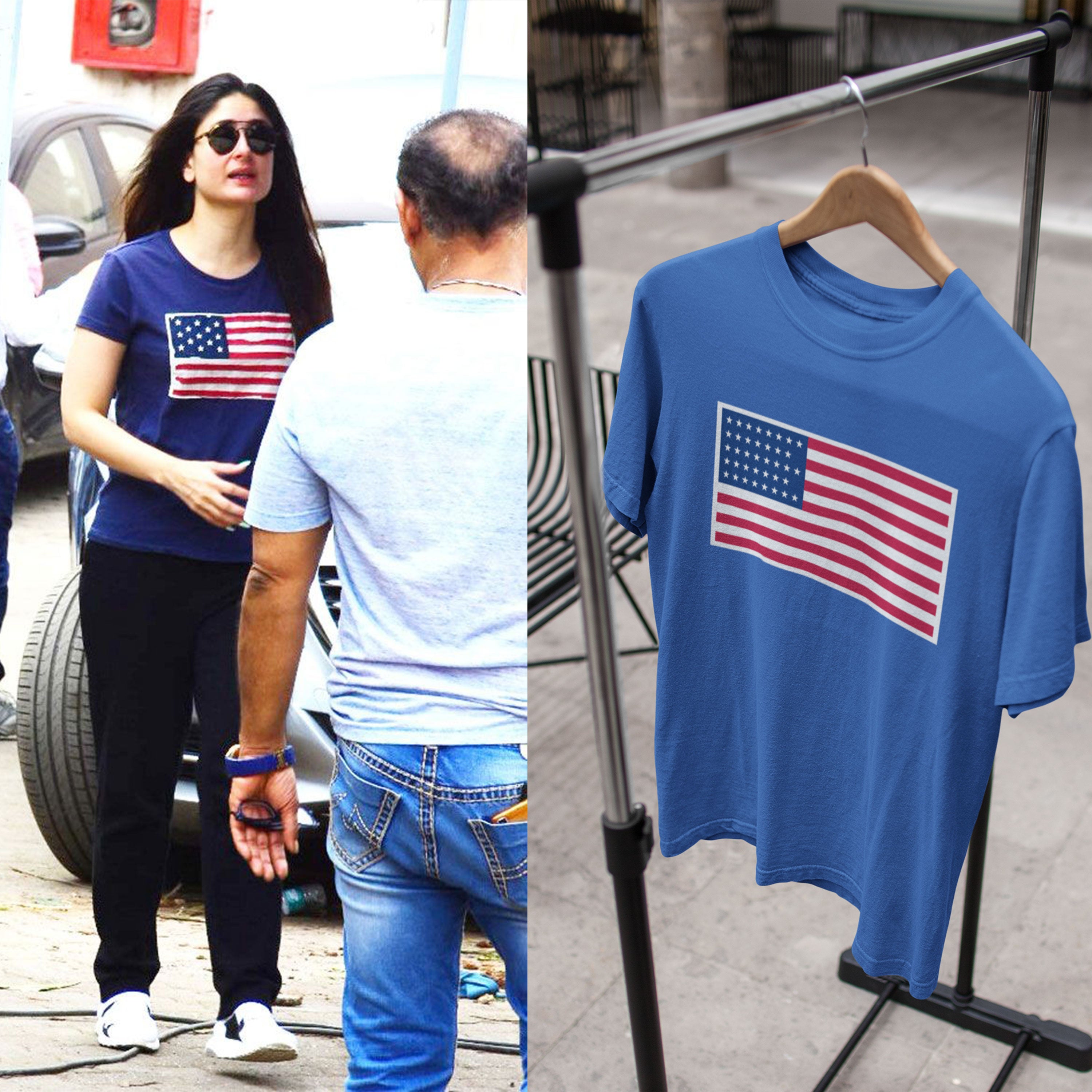 Usa Kareena Kapoor Celebrity T-shirt- FunkyTeesClub