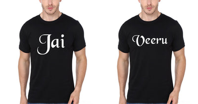 Jai Veeru BFF Half Sleeves T-Shirts-FunkyTees