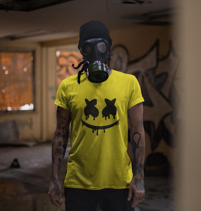 Marshmello Half Sleeves T-Shirt For Men-FunkyTeesClub