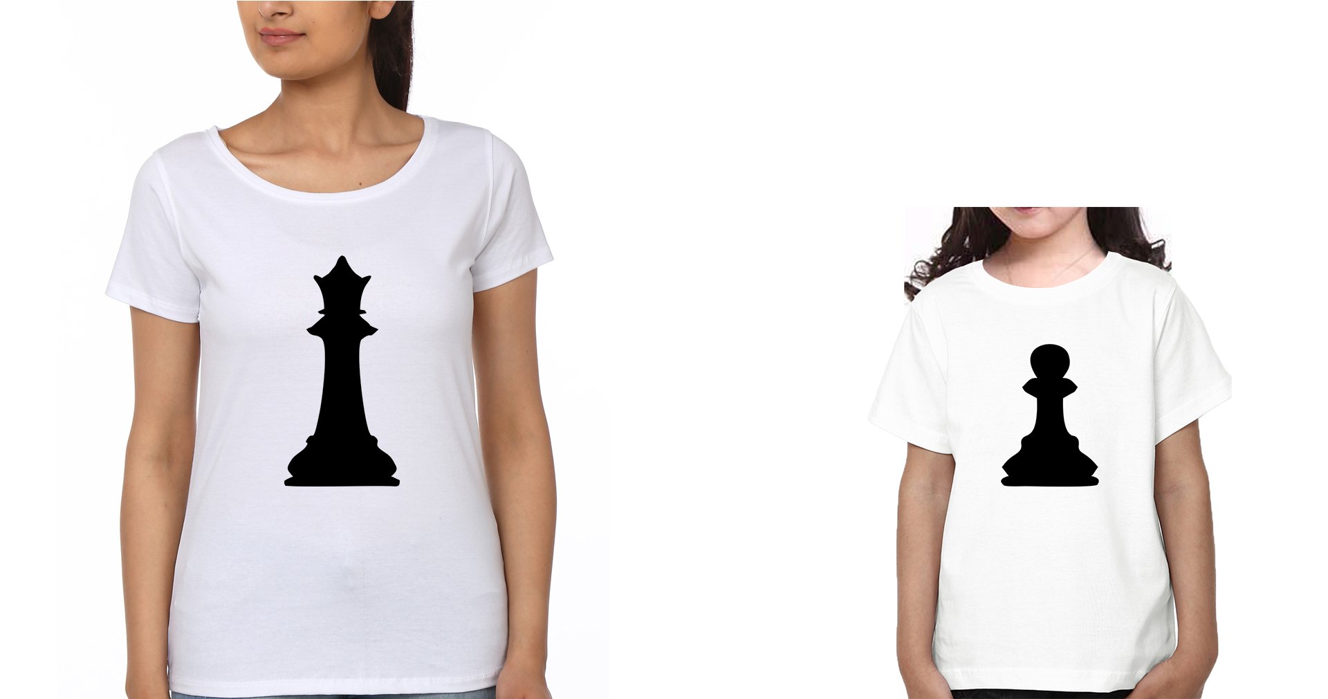 Chess Mother and Daughter Matching T-Shirt- FunkyTeesClub