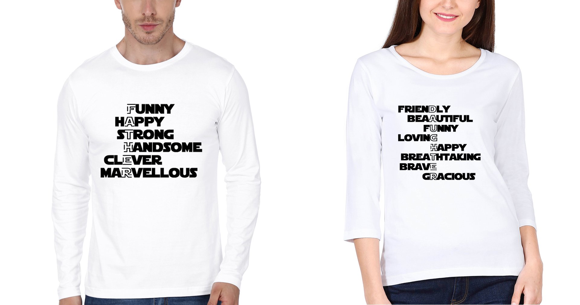 Father Daughter Father and Daughter Matching Full Sleeves T-Shirt- FunkyTeesClub