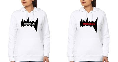 Double Trouble BFF Hoodies-FunkyTees
