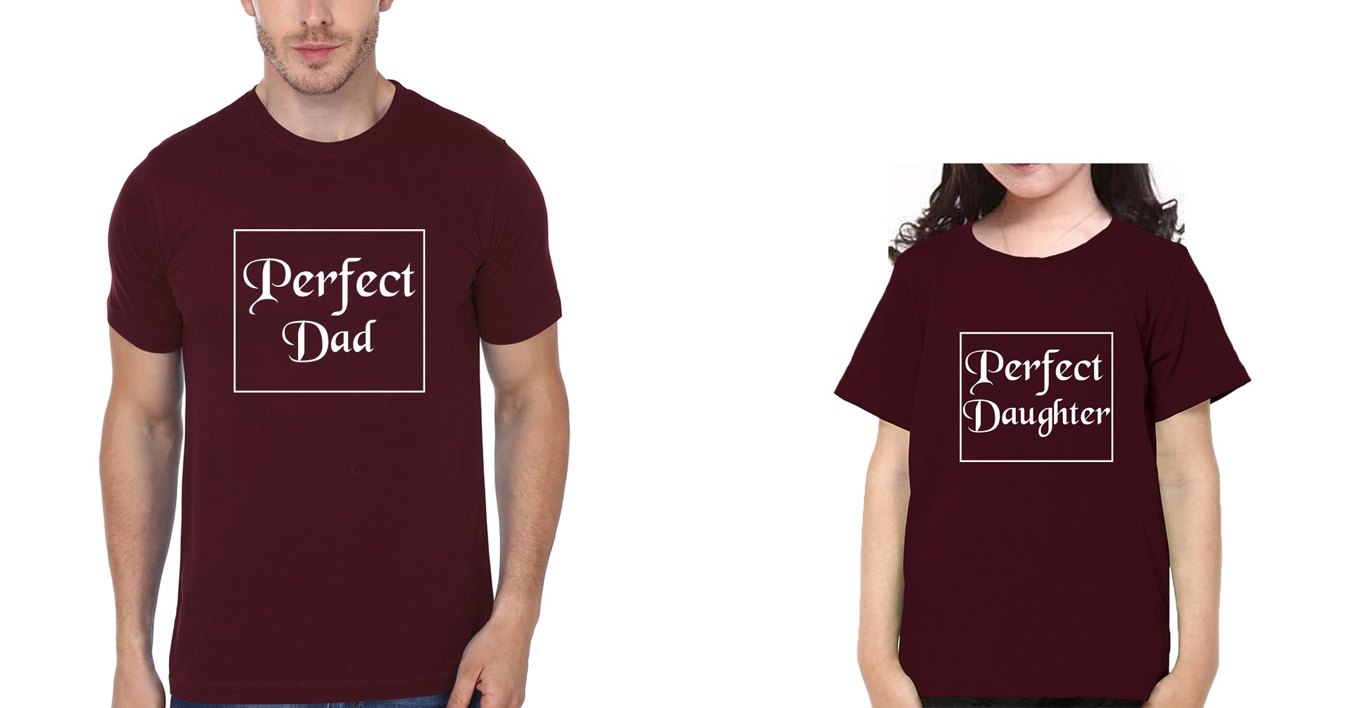 Perfect Dad Perfect Daughter Father and Daughter Matching T-Shirt- FunkyTeesClub