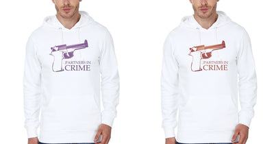 Partners In Crime BFF Hoodies-FunkyTees