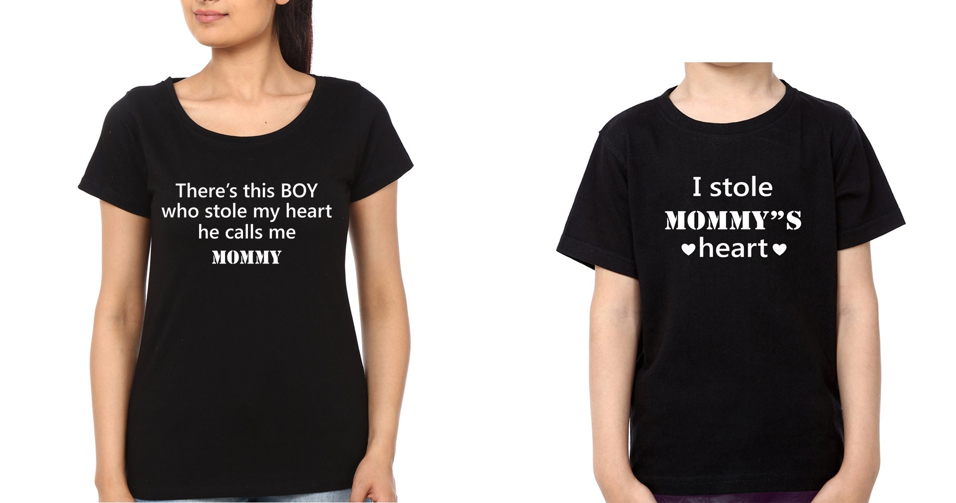 I Stole mommy's Heart Mother and Son Matching T-Shirt- FunkyTeesClub