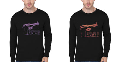 Partners in Crime Brother-Brother Full Sleeves T-Shirts -FunkyTees