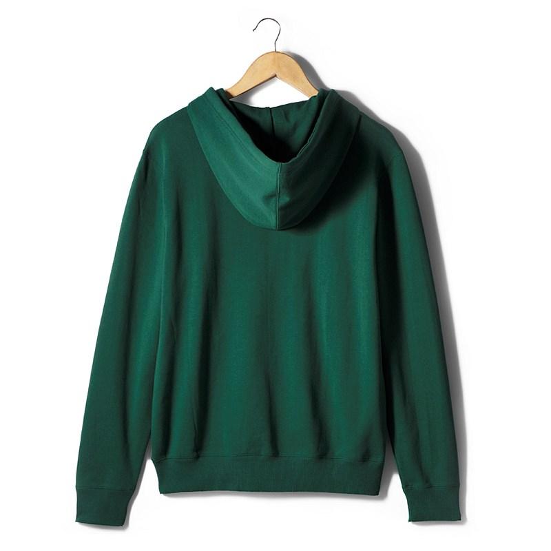 Plain Dark Green Hoodie Sweatshirt -FunkyTeesClub