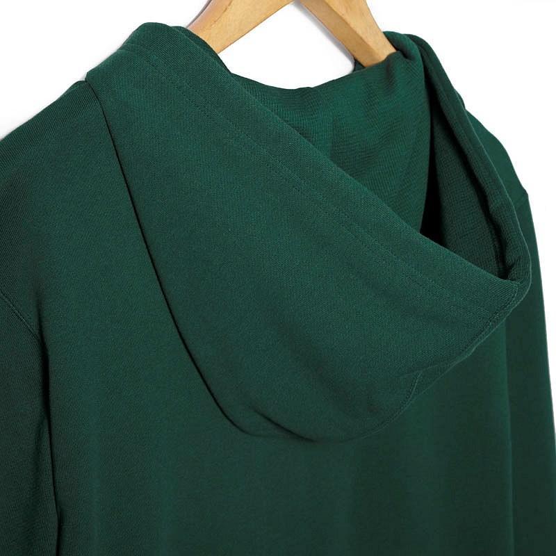 Plain Dark Green Hoodie Sweatshirt -FunkyTeesClub