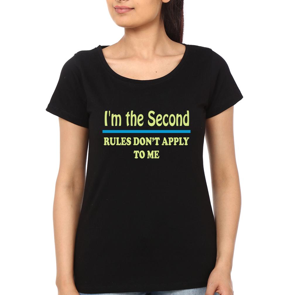 I Am The First Second Third Brother-Sister Half Sleeves T-Shirts -FunkyTees