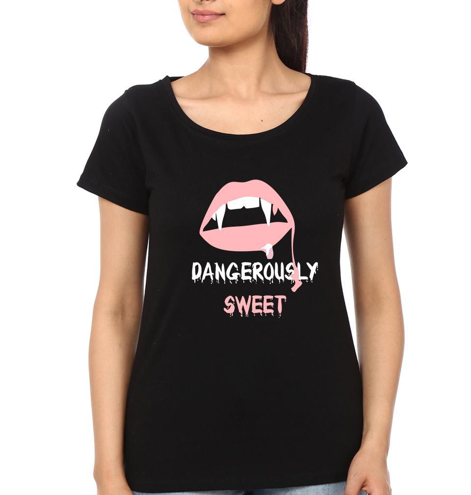 Dangerously Wild Sweet BFF Half Sleeves T-Shirts-FunkyTees