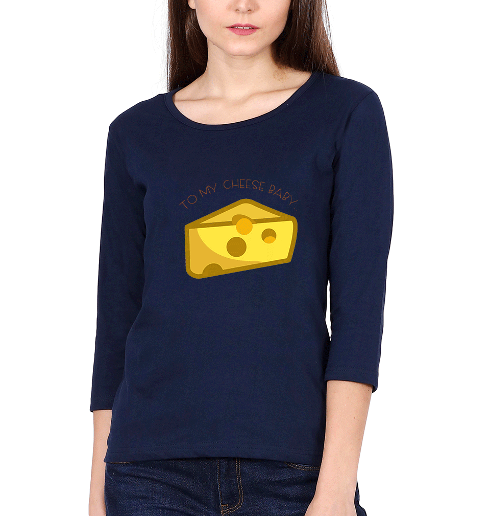 Cheese Macraoni Sister Sister Full Sleeves T-Shirts -FunkyTees