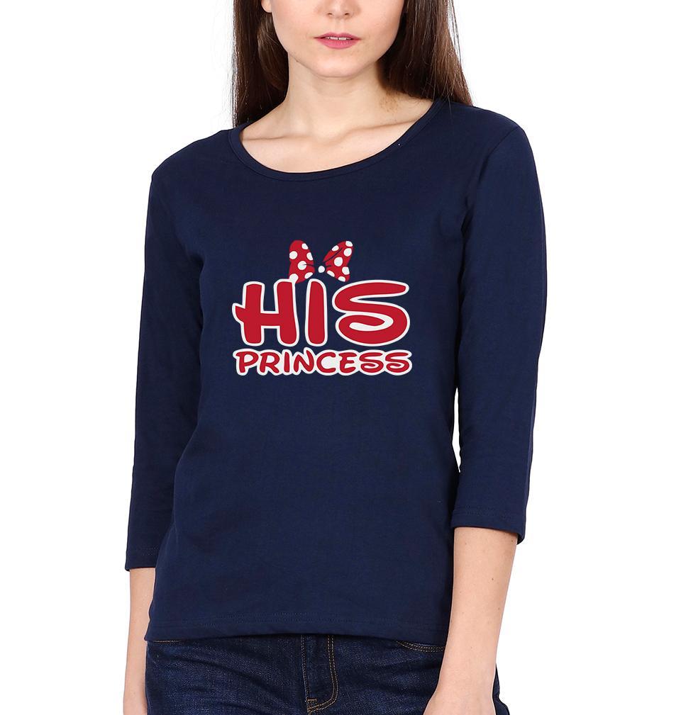 Prince & Princess Couple Full Sleeves T-Shirts -FunkyTees
