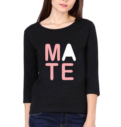 Soul Mate Couple Full Sleeves T-Shirts -FunkyTees