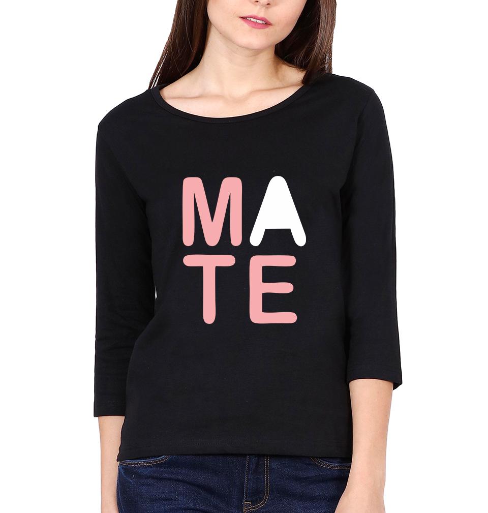 Soul Mate Couple Full Sleeves T-Shirts -FunkyTees