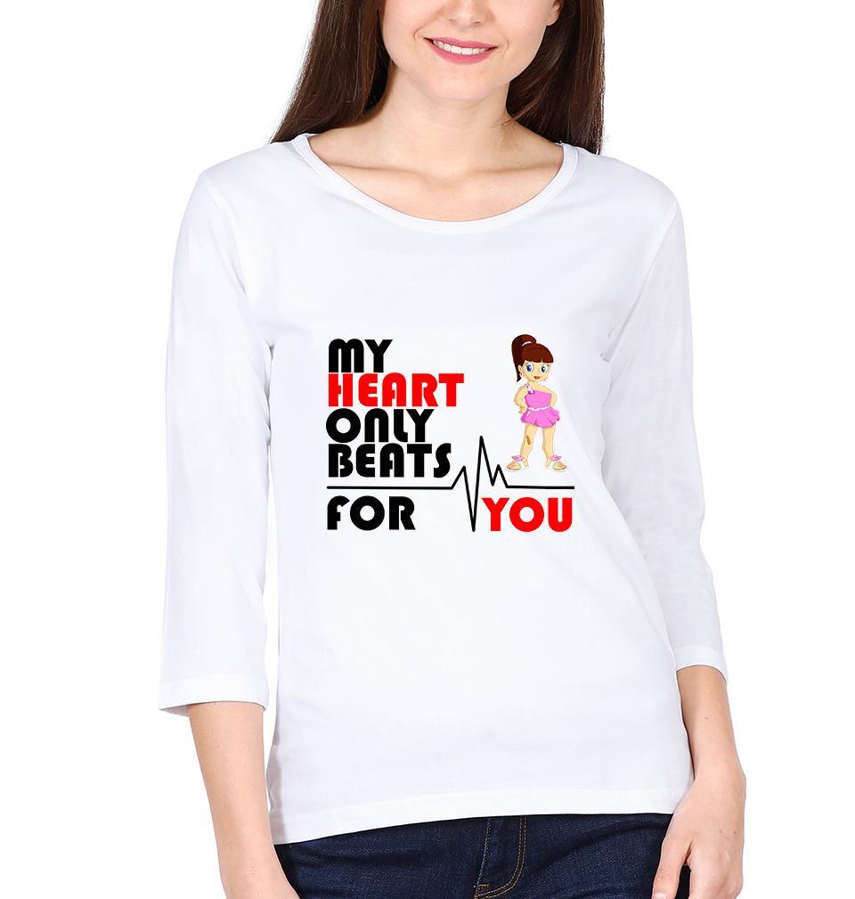My love Couple Full Sleeves T-Shirts -FunkyTees
