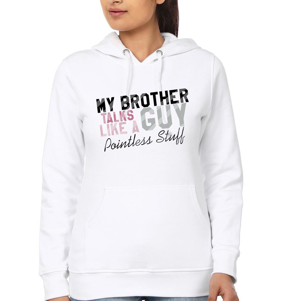 Pointles Talks & Fights Brother-Sister Hoodies-FunkyTees