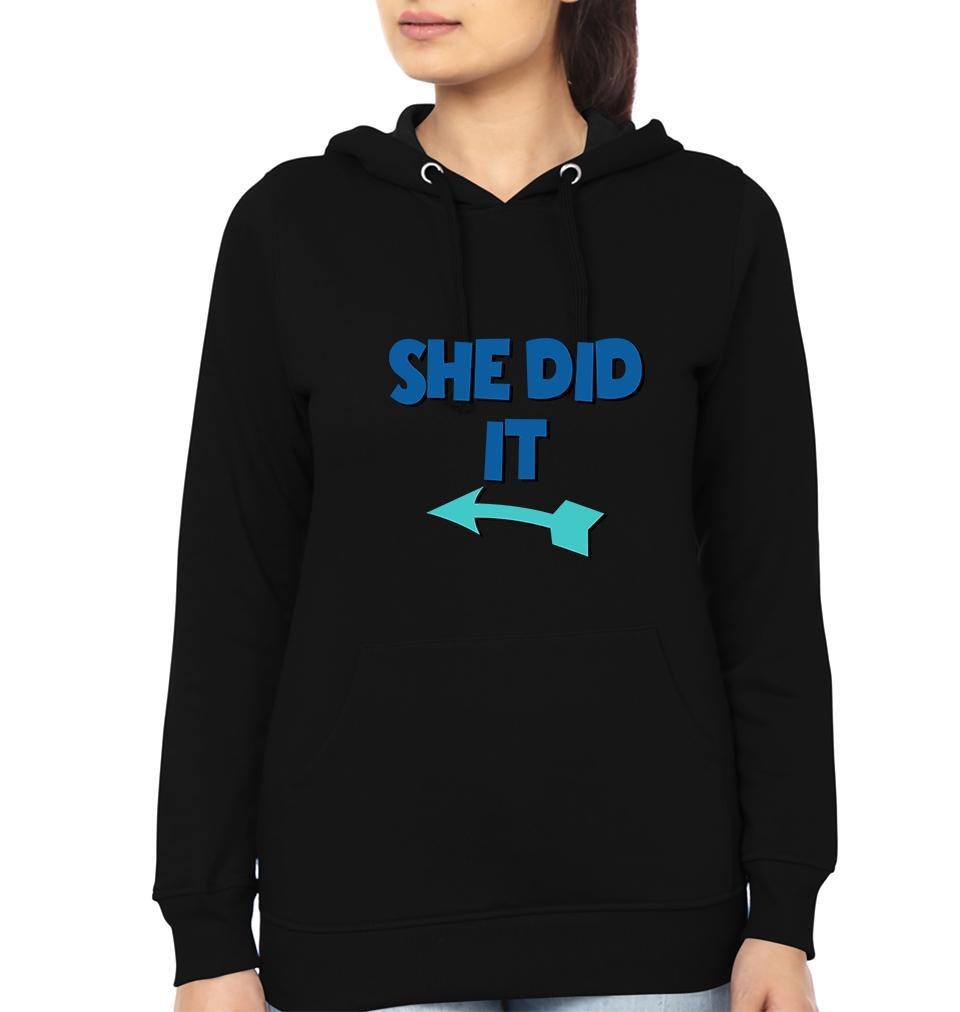 She Did It Sister Sister Hoodies-FunkyTees
