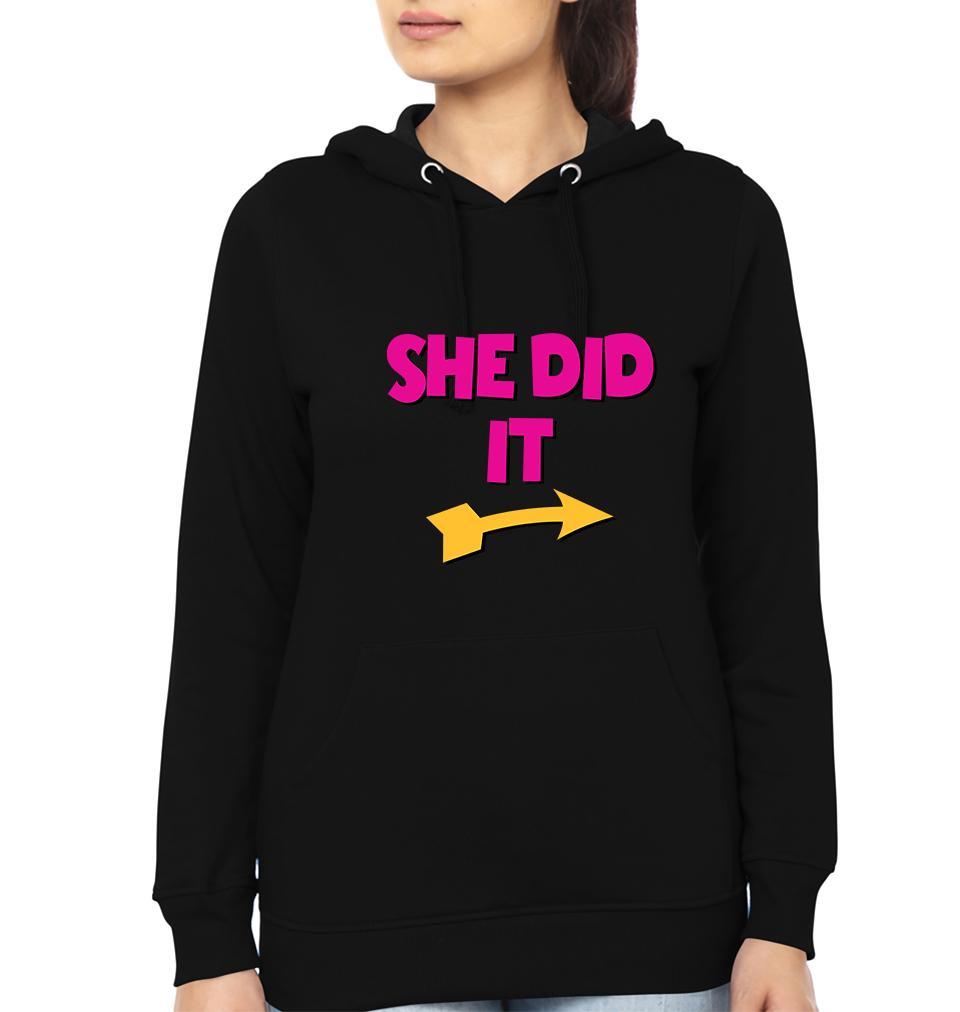 She Did It Sister Sister Hoodies-FunkyTees