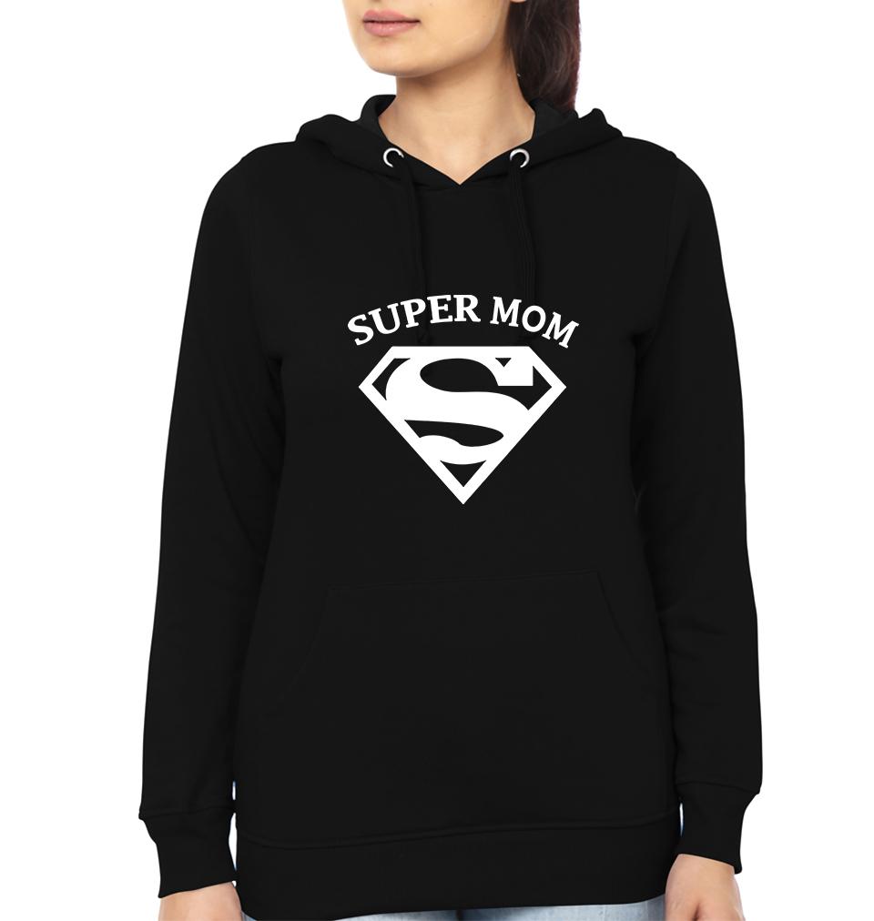 Super Mom Super Son Mother and Son Matching Hoodies- FunkyTeesClub