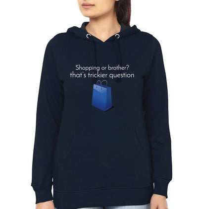Football or Sister Shopping Or Brother-Sister Hoodies-FunkyTees