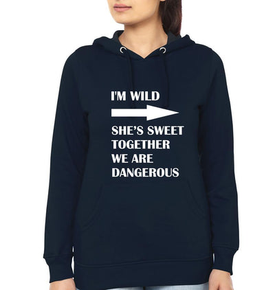 I Am Sweet I Am Wild BFF Hoodies-FunkyTees