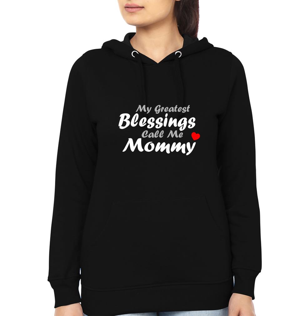 My Greatest Blessings Call Me Mommy Mother and Daughter Matching Hoodies- FunkyTeesClub