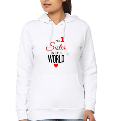 No. 1 Sister Sister Hoodies-FunkyTees