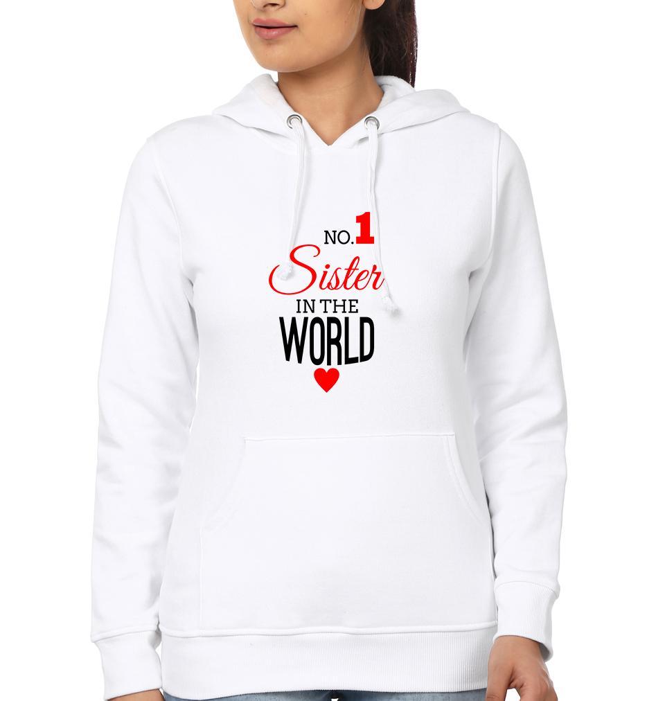 No. 1 Sister Sister Hoodies-FunkyTees